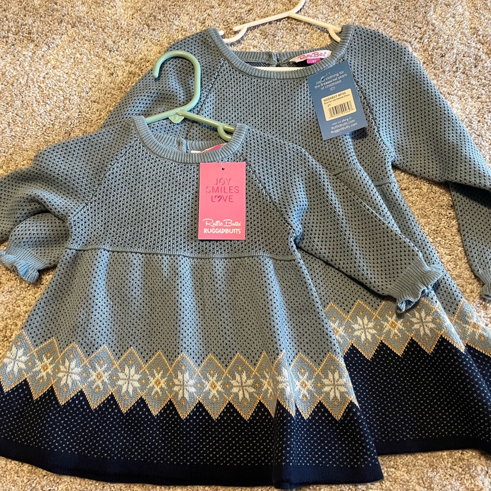 Ruffle Butts sweater dress 3-6 months - Picture 4 of 4